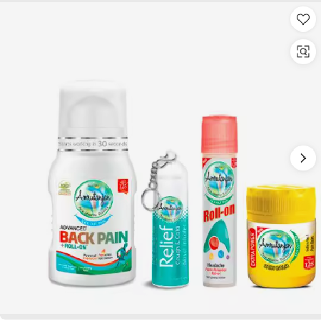 AMRUTANJAN Back Pain Roll On (50ml), Relief Nasal Inhaler (10ml) and Extra Power Balm (8ml) for Faster Relaxation (KICK OUT PAIN